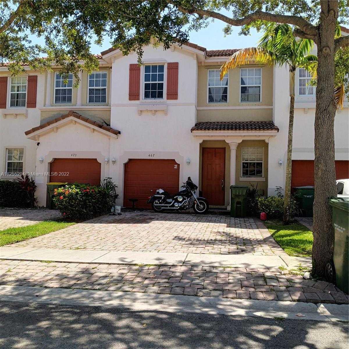 467 NE 21st Ter  467, Homestead, Townhome / Attached,  for rent, One Stop Realty - Miami